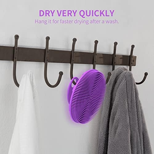 Silicone Body Scrubber, BEAUTAIL Gentle Exfoliating Shower Brush for Body - Image 6