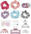 Scunci by Conair 82 piece hair accessory kit - hair accessories for women - claw clips - includes stackable storage by conair