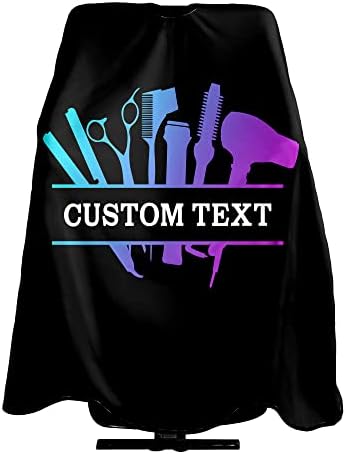 Barber Cape Hello Girl Gorgeous Glitters Eyelash Salon Apron Hair Cutting Cape Barbershop Kits For Women 55''X66'' by Carwayii