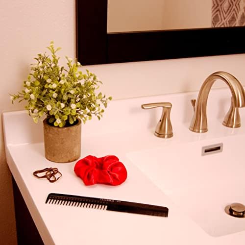 Pegasus 212, 8.25in Hard Rubber Styling Comb with Extra Course and Fine Teeth, Smooth Edges, Anti Static, Heat and Chemically Resistant, Wet Hair, Everyday Grooming Comb | Peines de goma dura - Black - Image 4