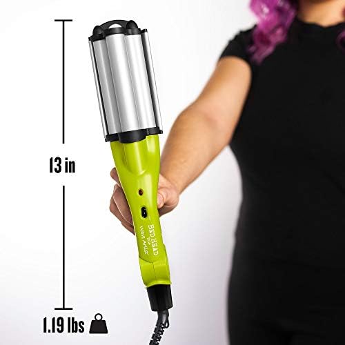Bed Head Wave Artist Deep Waver | Combat Frizz, Get Long Lasting Results, & Add Massive Shine for Beachy Waves | With Tourmaline Ceramic Technology (Green) - Image 6
