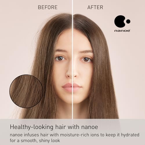 Panasonic Nanoe Salon Hair Dryer with Oscillating Quickdry Nozzle, Diffuser & Concentrator Attachments, 3 Heat & 2 Speed Settings, Japanese Technology for All Hair Types – EH-ANA6HN (Black/Pink Gold) - Image 4