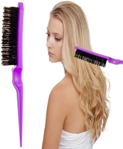ZVOREI 8PS Comb Hair Brushes Set, Purple - Image 4