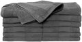ForPro Premium Bleach Tough Salon Towels, 12ct, Cool Grey, 27" L x 16" W by ForProProfessionalCollection