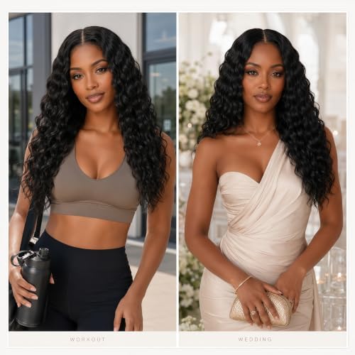 Human Braiding Hair for Boho Braids 22inch Curly Wave Bulk Bundles T4/27 - Image 3