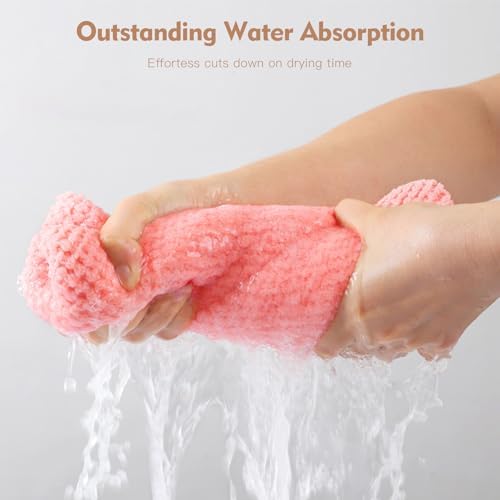 Stocking Stuffers for Women Teen Girls Microfiber Hair Towel for Women - Image 6