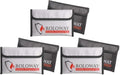 ROLOWAY Small Fireproof Bag (5 x 8 inches), Non-itchy Fireproof Money Bag for Cash, Valuables, Passport, Currency & Keys (6-Pack) by ROLOWAY