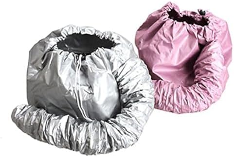 Kingzhuo 2 Pcs Bonnet Hair Dryer Portable Safe Women Hair Dryer Soft Bonnet Hair Dryer Hood Soft Hat Hair Dryer Hat Dryer for Blower (one Sliver Another is Pink) by Unknown