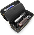 CASEMATIX Hair Clipper Barber Case Holds Clippers, Hair Buzzers, Trimmers, T Finisher Liner - Travel Case For Clippers, Stylist and Hair Cutting Supplies by CASEMATIX