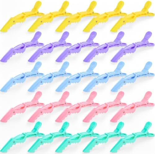 Needbrock 25 Pcs 4.5 In Alligator Hair Clips for Styling Sectioning Salon by Needbrock