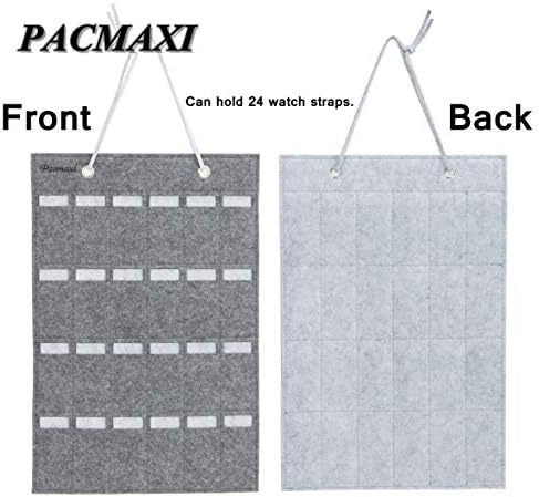 PACMAXI Hanging 24 Watch Band Hanging Storage Organizer(Grey) - Image 5