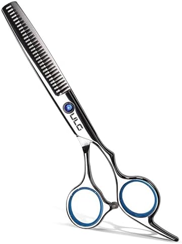 Hair Thinning Scissors ULG Professional Barber’s Texturizing Teeth Shears for Hairdressing, Salon and Home Use Thinning Shears for Hair Cutting, Made of Japanese Stainless Steel, 6.5 inch by ULG