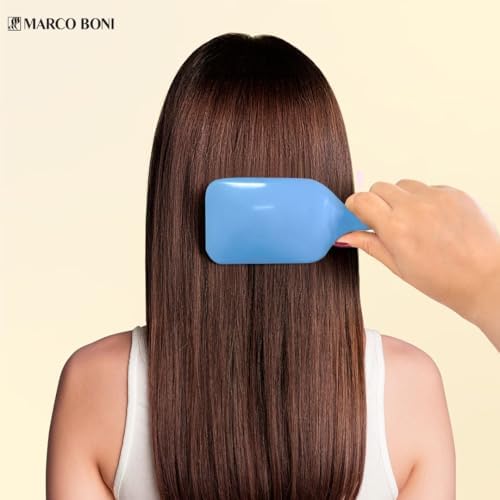 Marco Boni Free Flex Detangling Hair Brush, Flexible Hairbrush for Wet & Dry Hair, Pain-Free Detangler, Ergonomic Handle, All Hair Types, Paradise Blue - Image 5