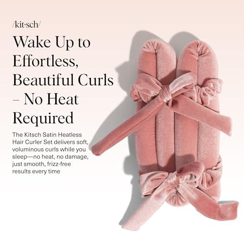 Kitsch Velvet Heatless Curls Overnight Set - Terracotta - Image 2