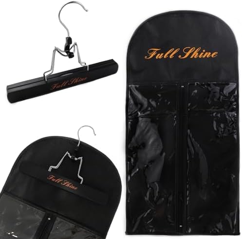Full Shine Hair Extension Storage Bag, Black, 1 PCS by FullShine