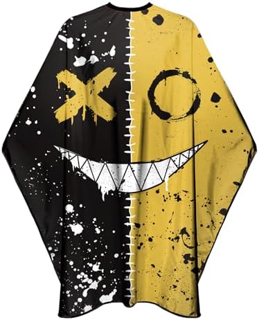Barber Capes for Men Hair Cutting Capes with Snaps Salon Capes for Stylists Waterproof Hairdresser Gown Cape- 63”× 56”(Yellow) - Image 7