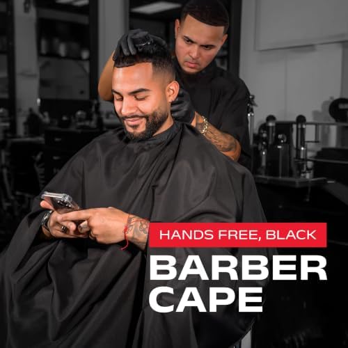 Barber Strong The Barber Cape Haircut Cover for Men, Hair Repelling and Static-Reducing Material, Water Resistant Fabric - Image 3