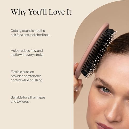 Kitsch Smooth & Polish Hair Brushes For Women and Men - Terracotta - Image 5