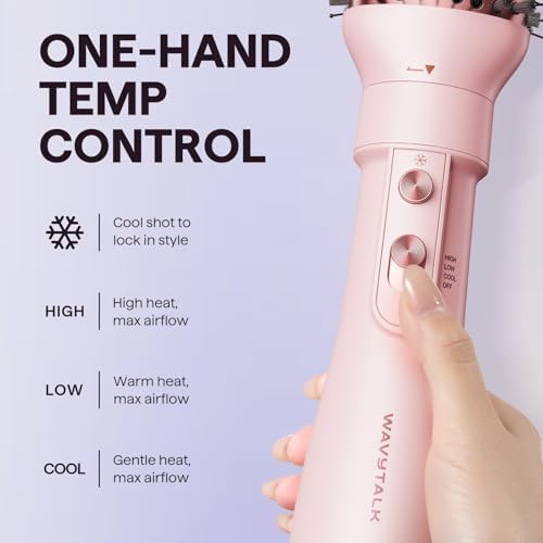 Wavytalk Hair Dryer Brush Set, Air Sculpt 4-in-1 Hot Air Brush Set - Image 5