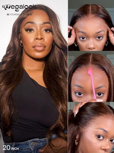 6x5 Chocolate Brown Body Wave Glueless Wigs Human Hair 20Inch - Image 7