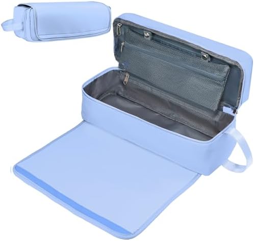 Hair Tools Travel Bag with Heat Resistant Mat Hair Styling Accessories Storage Case for Hair Dryer Flat Iron Straightener Curling Iron Haircare Accessories Travel Essentials for Women by FAMOPLAY