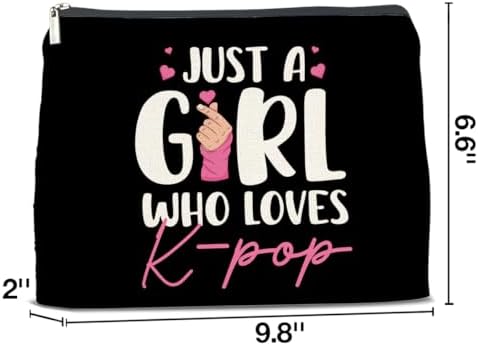 LyoGao K-Pop Gifts for Teen Girls, Kpop Music Lover Makeup Bag Korean Drama Cosmetic Bag for K-Pop Lover Team Music Singer Fan - Image 2