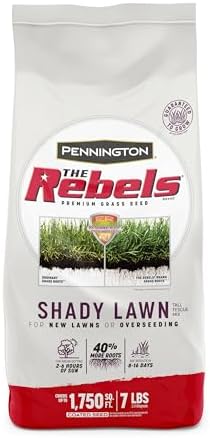 Pennington The Rebels Shady Lawn Mix, Tall Fescue Grass Seed, 7 lb by Pennington