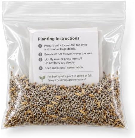 60,000 Zoysia Grass Seed and Mulch, Grass Seeds for Planting, Green Groundcover for Backyard Spaces - Image 2