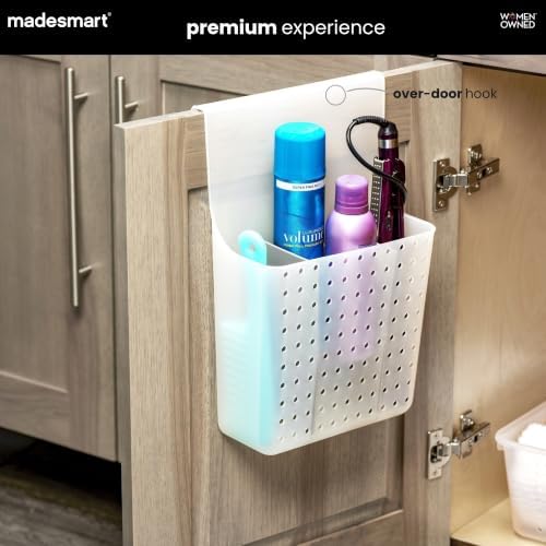 madesmart Hanging Hair Tools Organizer, Frost - Image 2