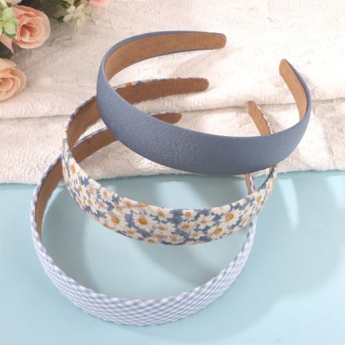 Headbands for Women & Girls, 3 Pack Non Slip Wide Trendy Headbands - Image 6