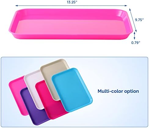 JMU 20 Pcs Pink Dental Procedure Trays Flat Trays Size B 13.25" X 9.75" - Image 4