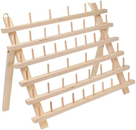 Mandala Crafts 60 Spool Thread Rack Sewing Embroidery Thread Holders by MandalaCrafts