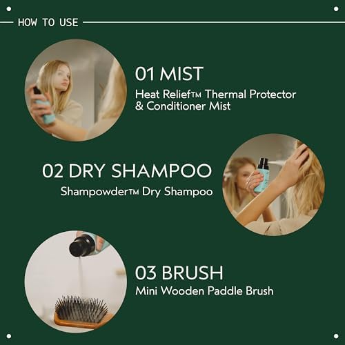 Aveda Wooden Paddle Hair Brush | Detangling, Smoothing Brush | Straightening, Blow Drying | All Hair Types - Image 6