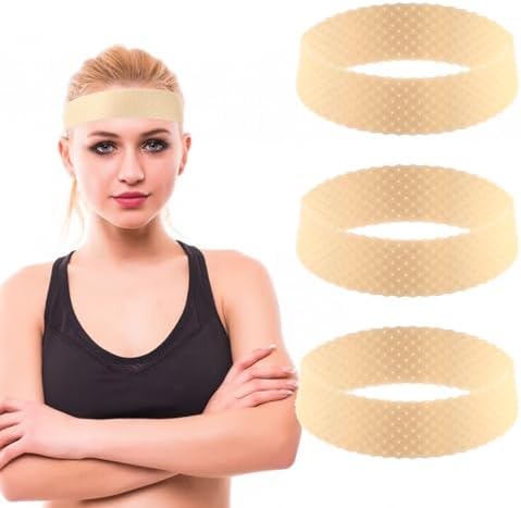 JJUNW 3-Piece Wig Grip Band Set - Adjustable Silicone Wig Headbands, Non-Slip Elastic Wig Grip, Sweat-Proof Hold (Skin Color) by Unknown