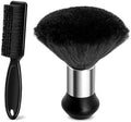 Barber Brush Set, 2 Piece Neck Duster and Clipper Cleaning Brush by Unknown