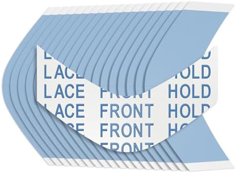 Sunshine Tape Blue Liner Lace Front Hold Wig Tape, A Curve (108 pcs) by SunshineTapeProducts