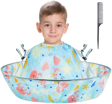 Lictin Haircut Capes Umbrella for Kids - Hair Cutting Haircut Cape Kids Waterproof Foldable Adjustment by Lictin