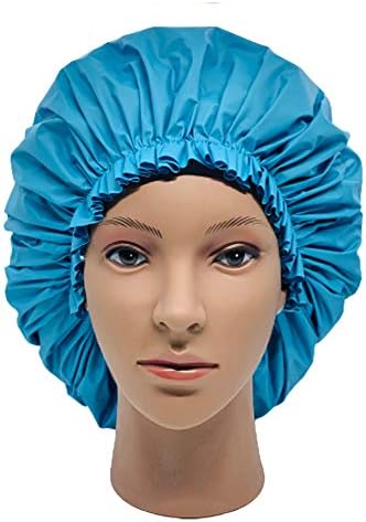 ELEBOX Premium Collection Super Jumbo Shower Cap Blue - Image 3