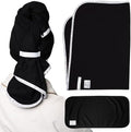 Curlfriend Collective Cotton Cloud T-Shirt Hair Towel Duo, Black to Basics by CurlfriendCollective