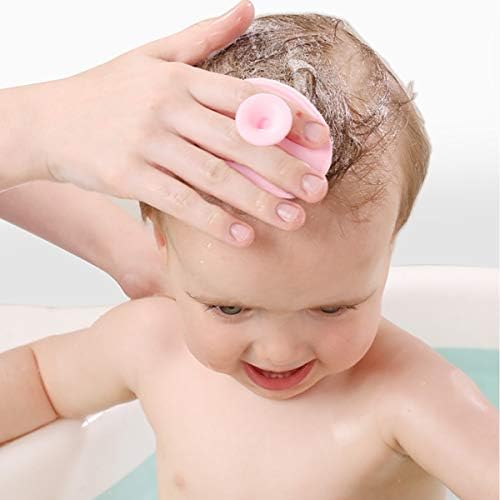 Baby Bath Brush, Baby Cradle Cap Brush, Silicone Massage Brush, Silicone Scrubbers Exfoliator Brush, Skin Scrubber Baby Essential for Dry Skin, Cradle Cap and Eczema (Small-4PCS) - Image 2