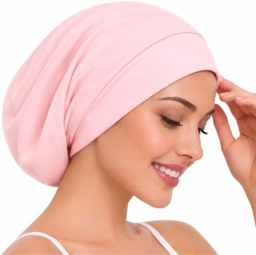 YFONG Silk Lined Bonnet for Sleeping Women Men, Real Mulberry Silk Lining by YFONG