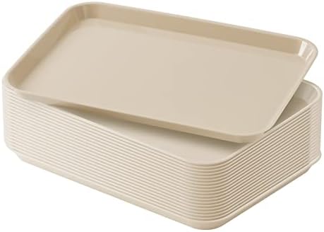 JMU 20 Pcs Beige Dental Procedure Trays Flat Trays Size B 13.25" X 9.75" by JMU