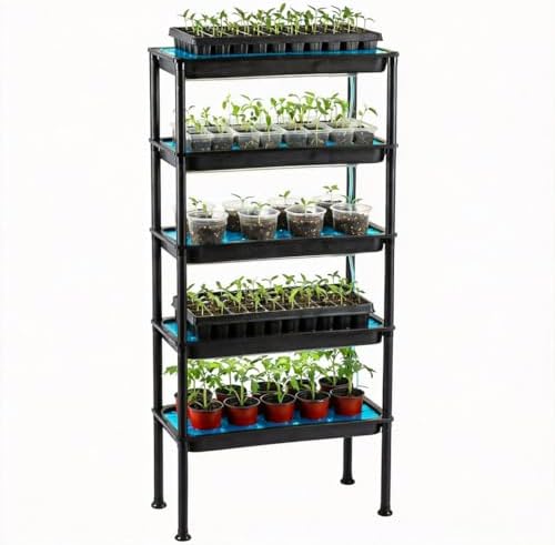 RooTrimmer 5-Tier Hydroponics Growing System, Plant Stand by RooTrimmer