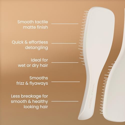 Tangle Teezer Matte Ultimate Detangler Brush, Straight to Curly, Gray - Image 4