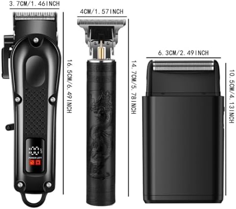 Hair Clippers for Men, Cordless Hair Cutting Kit with Trimmer Shaver - Image 6