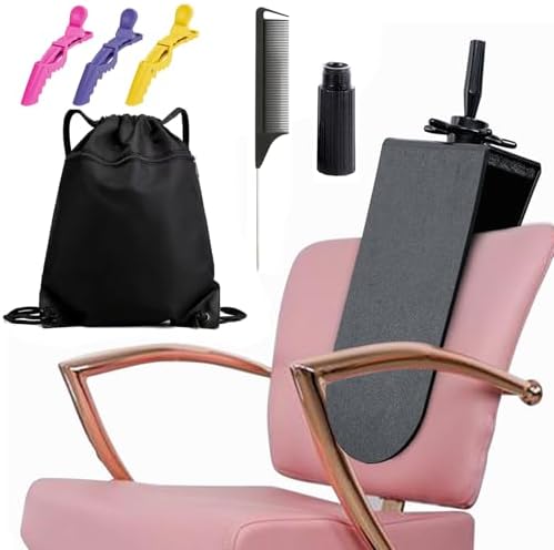Mannequin Head Clamp Stand for Chairs, Adjustable Wig Head Stand Holder for Cosmetology Hairdressing Seat Back Clamp (Large) by KelukeyaBeautyHealth