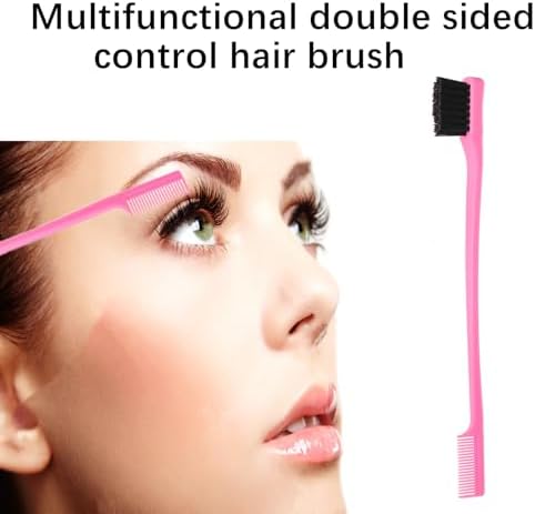 ZVOREI 8Pcs Hair Brushes Set wit, Pink 4Pcs Topsy Hair Tail Tools - Image 4
