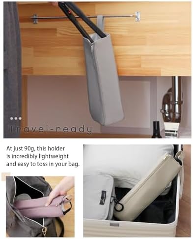 Hot Iron Holder & Mat, Heat Resistant Travel Bag for Curling Iron, Flat Iron - Hair Tool Organizer for Home, Travel - Image 6