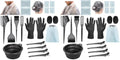 Svjetiq 21Pcs Hair Dye Kit Professional Hair Coloring Products with Hair Dye Brush, 350ml Hair Color Bowl, Hair Clips, Applicator, Earcover for Salon Bleaching & Hair Coloring at Home (Pack of 2) by Svjetiq