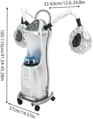 650W Standing Hair Steamer, Multifunctional Stand up Hair Color Processor, Professional Hooded Heating Steam Cap Hair Processor for Spa Home Use (650W) - Image 5